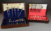 (2) Boxed Silverplate Flatware