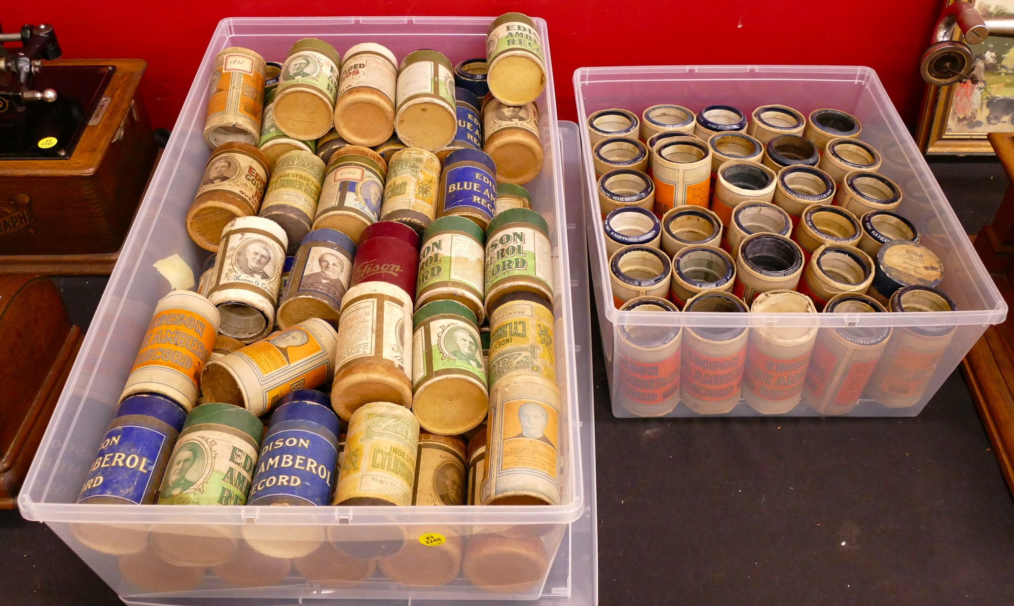 2 Boxes 90pc Edison Cylinder