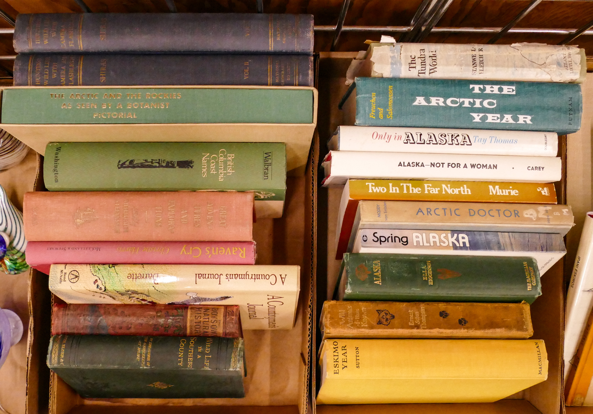 2 Boxes Alaska & Arctic Books