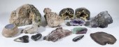 (2) BOXES ASSORTED ROCK, MINER
