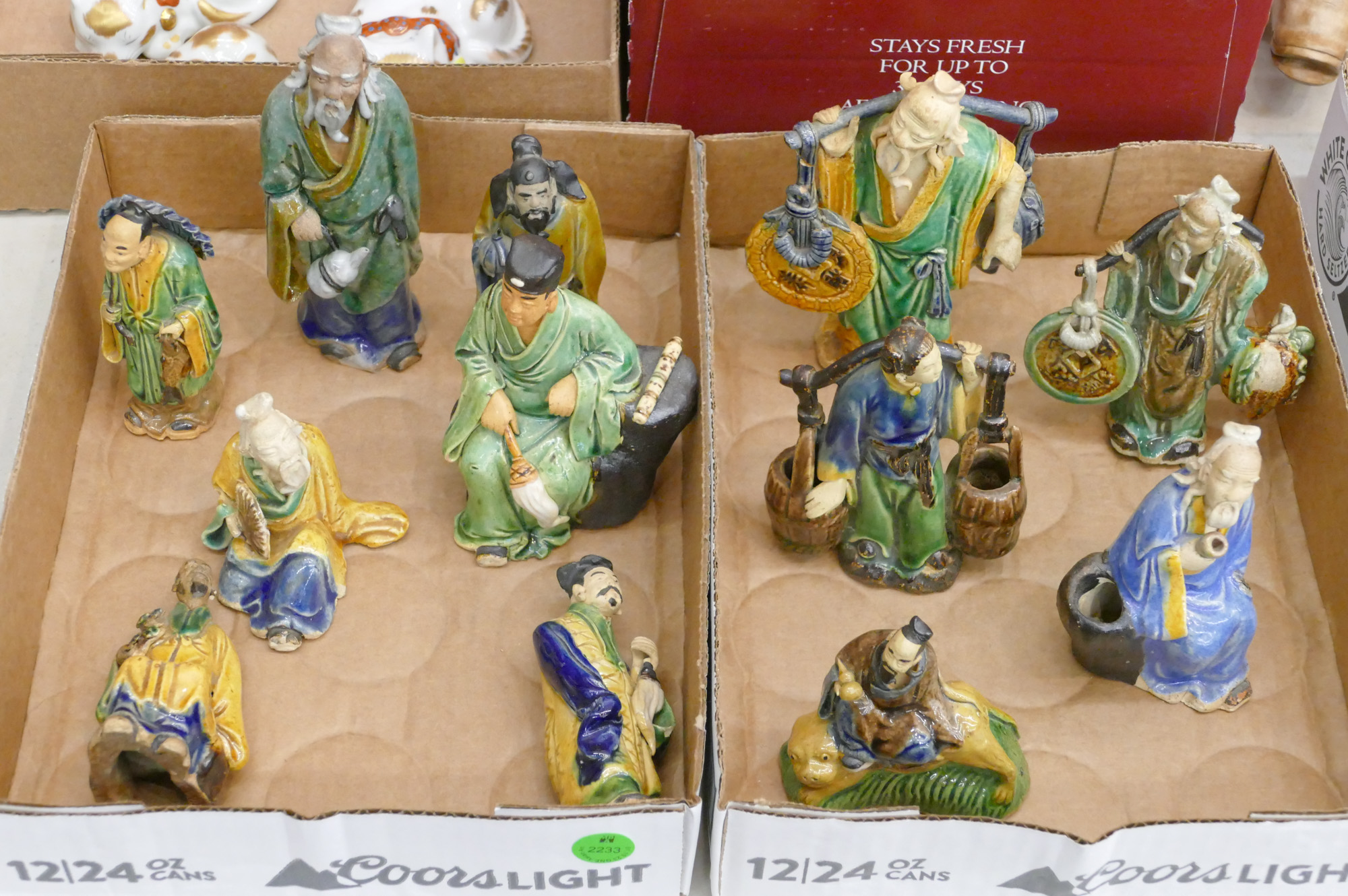 2 Boxes Chinese Shiwan Mudmen