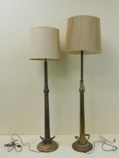 (2) BRASS FIRE NOZZLE FLOOR LA
