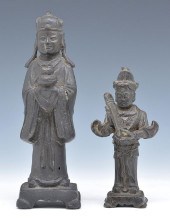 2 BRONZE ASIAN IMMORTALS STATU