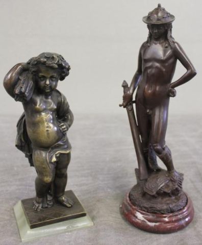 2 Bronzes.Including a Donatello