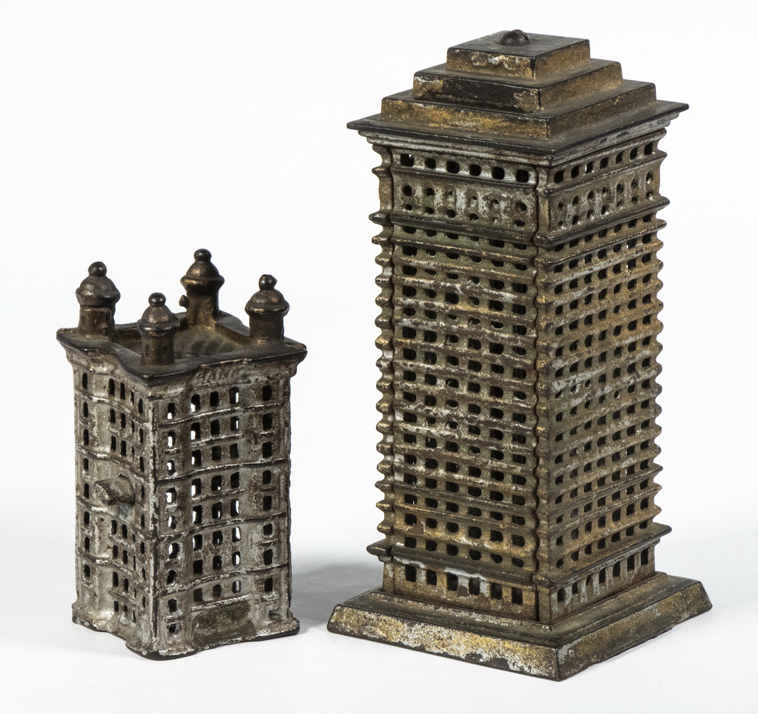 (2) BUILDING FORM CAST IRON STILL