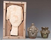 2 BURLON CRAIG FOLK ART POTTER