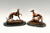 2 C. STYLISH BRONZE WHIPPETS O