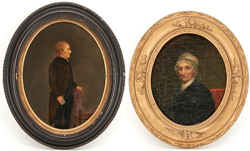 2 CABINET PORTRAITS, INCL. COL.