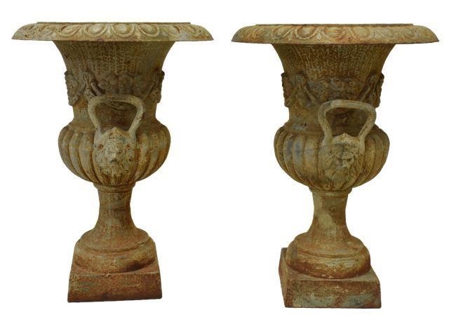 (2) CAMPAGNA FORM CAST IRON