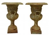 (2) CAMPAGNA FORM CAST IRON PL