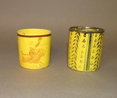 2 CANARY YELLOW CHILDREN'S MUG
