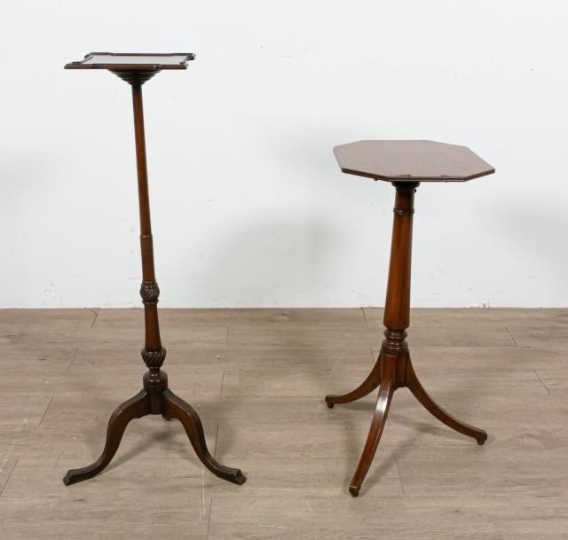 2 CANDLE STANDS2 candle stands, one