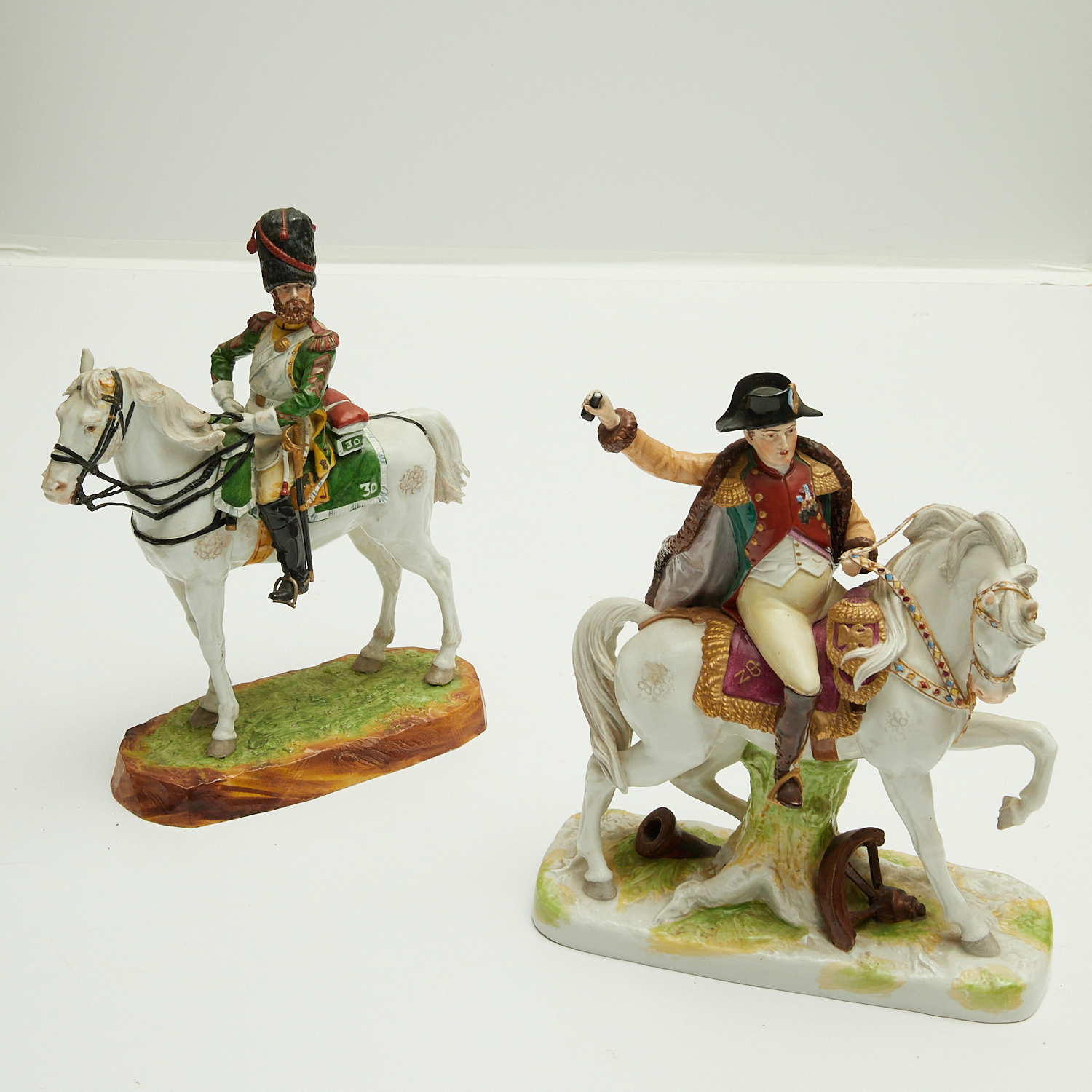 (2) CAPODIMONTE NAPOLEONIC