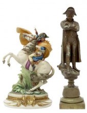 (2) CAPODIMONTE SCULPTURE NAPO