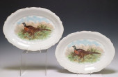 (2) CARL TIELSCH PORCELAIN GAM