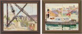 2 CARL VON HANNO PAINTINGS, HA