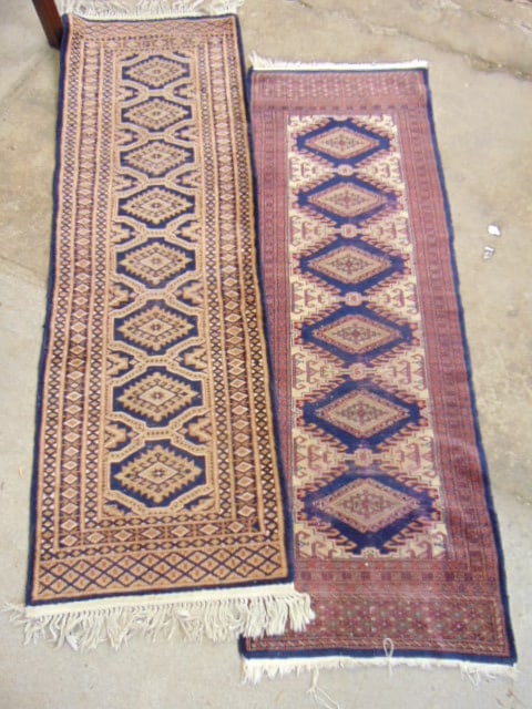 2 CARPETS, RUNNERS, BOTH ARE 24"