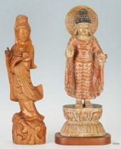 2 CARVED ASIAN FIGURES1st item