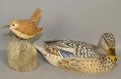 2 CARVED BIRD FIGURESca. 1981