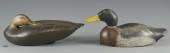 2 CARVED DUCK DECOYSTwo (2) ha