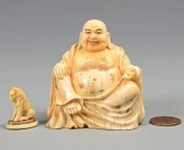2 CARVED IVORY FIGURES1st item