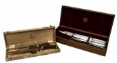 (2) CARVING SETS, GERBER MODER
