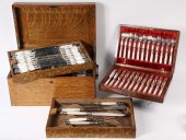 (2) CASED BRITISH CUTLERY SETS