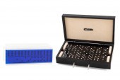2 CASED DOMINO SETS, ONE RENZO