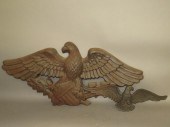 2 CAST IRON EAGLE WALL PLAQUES