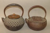 2 CAST IRON JAPANESE TEA KETTL