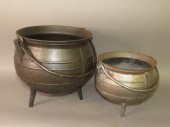 2 CAST IRON POTSca. 1781-1810;