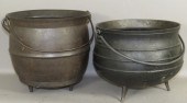 2 CAST IRON POTSca. 1880-1930;