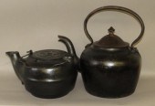 2 CAST IRON TEA KETTLESca. 19t