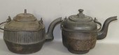 2 CAST IRON TEAKETTLESca. 1850