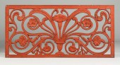 2 Cast Iron Window Grates w/Re