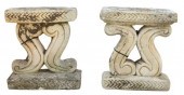 (2) CAST STONE ARCHITECTURAL B