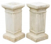 (2) CAST STONE ARCHITECTURAL C