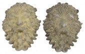 (2) CAST STONE GARDEN GREEN MA
