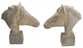 (2) CAST STONE GARDEN STATUARY