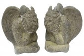 2) CAST STONE GARDEN STATUARY