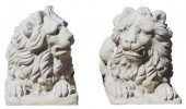 (2) CAST STONE GARDEN STATUARY
