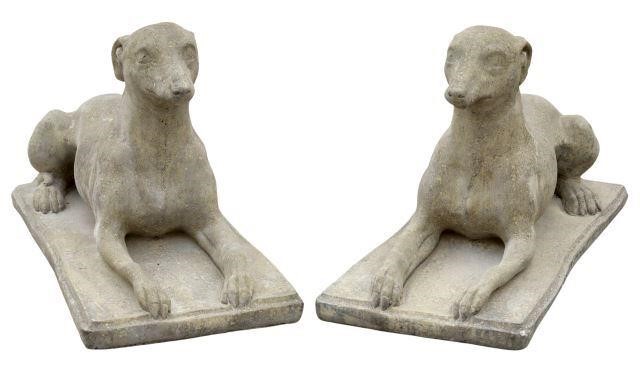 2) CAST STONE GARDEN STATUARY,