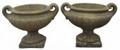 (2) CAST STONE GARDEN STATUARY