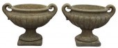 (2) CAST STONE GARDEN STATUARY