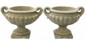 (2) CAST STONE GARDEN STATUARY