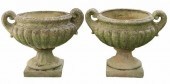 (2) CAST STONE GARDEN STATUARY