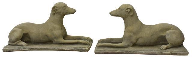2) CAST STONE GARDEN STATUARY
