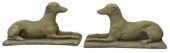 2) CAST STONE GARDEN STATUARY