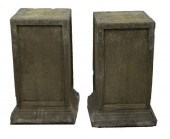 (2) CAST STONE GARDEN STATUARY