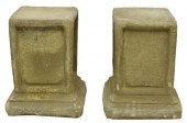 (2) CAST STONE GARDEN STATUARY